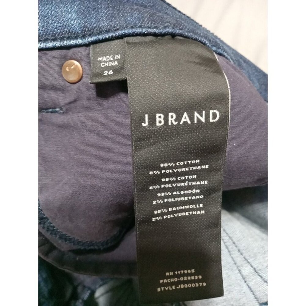 J Brand Blue Washed Slim Straight Jeans - Picture 4 of 10